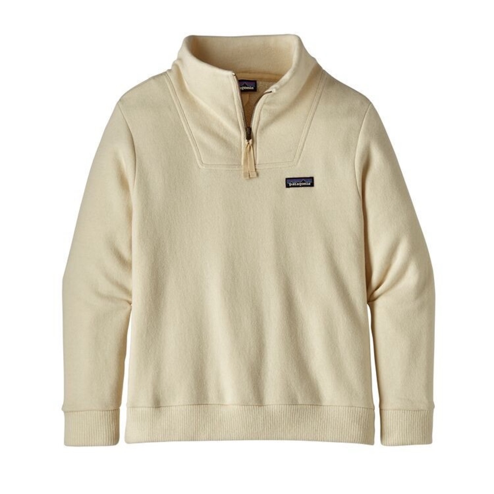 Patagonia Women’s Woolie Fleece Pullover Oyster White, Large